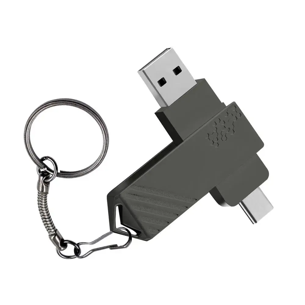 High Speed Solid State USB Drive 1TB Mobile Phone Hard Drive Type-C Dual Interface Mobile Computer Large Capacity USB Drive