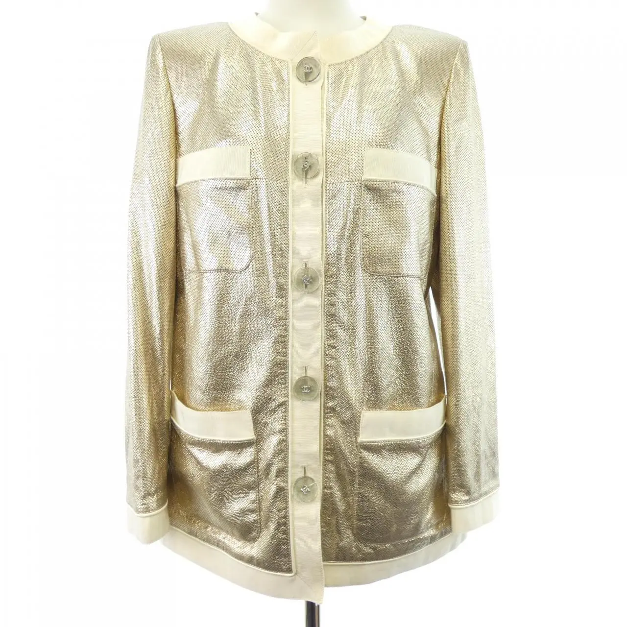 Pre-owned CHANEL Others Small Leather Goods Collarless Jacket