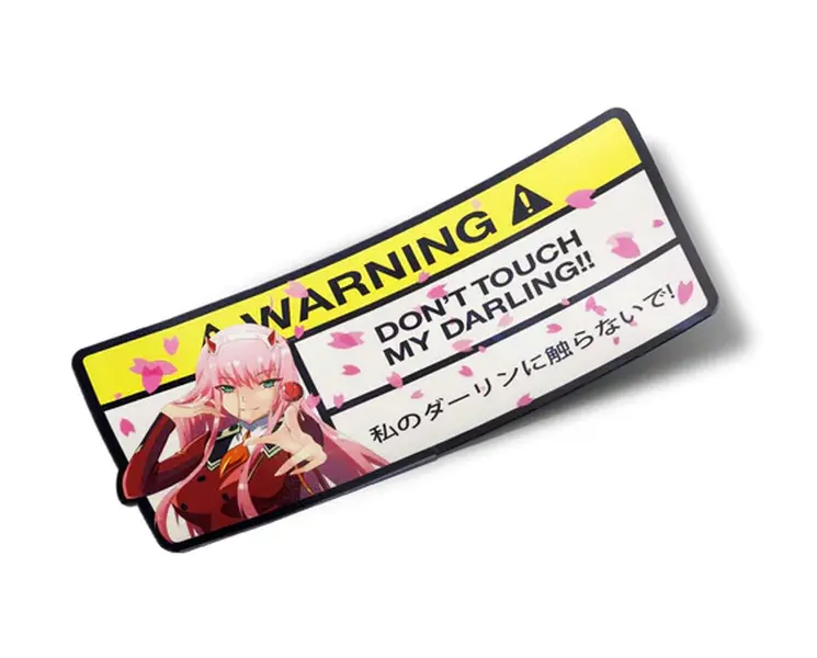 Warning Sticker: Don't Touch My Darling