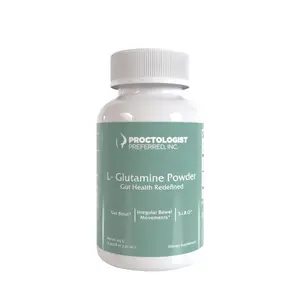 Proctologist Preferred L-Glutamine Digestive Gut Health Redefined Edible Supplement - 112 Servings
