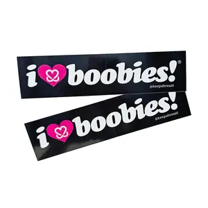 i love boobies! Black Bumper Sticker Pack - Bomb