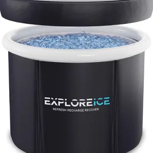 Ice Bath Tub Pro Max Extra Large Outdoor Inflatable Portable Athlete Cold Water Therapy Plunge Barrel Bath Tub