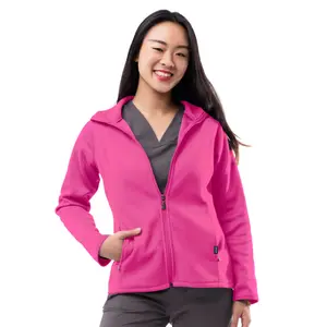 Clearance Adar Pro Performance Bonded Fleece Scrub Jacket