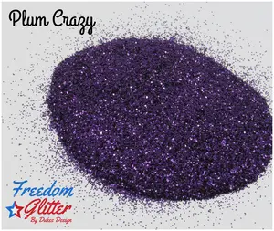 Plum Crazy Fine Glitter | Metallic | 2oz by Weight | Heat Safe 400°F Solvent Resistant
