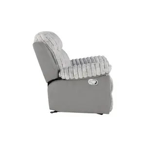 U6028 Grey Glider Recliner