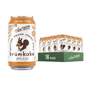 Krümkake Butter Pecan Cream Soda (16 Pack)
