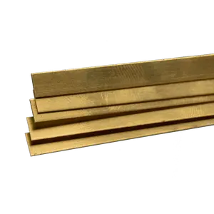 Brass Strip: 0.016" Thick x 1/4" Wide x 36" Long (5 Pieces)