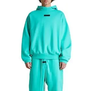 FW23 Hoodie 192SP242052F Essen-tialsS Pullover Hoodie 'Mint Leaf'  Men's Casual Comfort Loose Fit Unisex