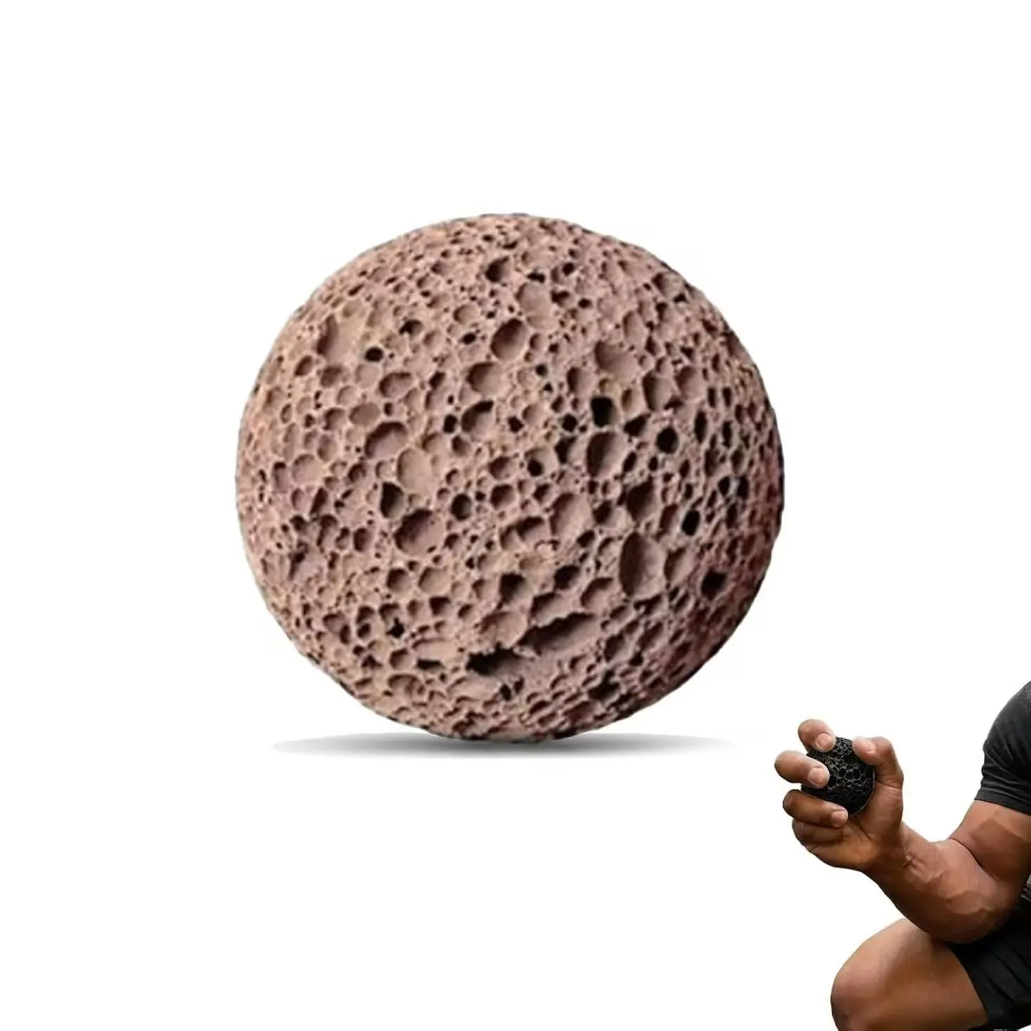 Hand Callus Ball, Moon Shape Grip Ball, Stress Relief Tool, Rock Climbing Grip Trainer, Sweat-Resistant Grip Enhancer, Excellent Grip, Forearm Grip Strengthener, Hand Grip Exerciser, Portable Workout Accessory