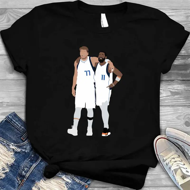 Luka Doncic  Kyrie Irving Unstoppable Duo Dallas Mavericks T-Shirt