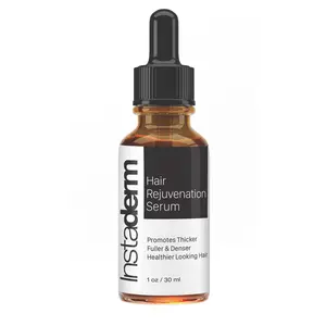 Hair Growth Serum- Extra Strength, DHT Blocker Hair Regrowth & Follicle Restoration Formula Treatment. Promotes Thicker, Fuller, Longer, Healthier Looking Hair for Men & Women.