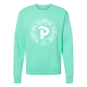 Partial Supply House Medallion Crewneck - Mint