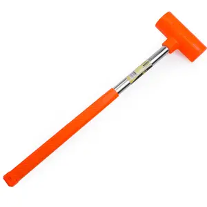 Stark USA Dead Blow Hammer, 30" 9lb DIY Tool with Shock-Absorbing Face Shot, Orange Hand Tool for Hardware Projects, Diy Tools