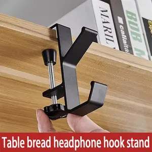 Table Side Universal Hook Multifunctional Storage Rack Headphone Holder Stand for Sony/Airpods Max Gaming Bag Universal Holder