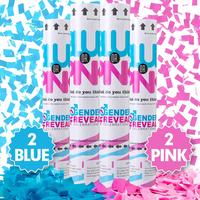 Confetti (2 Blue & 2 Pink)