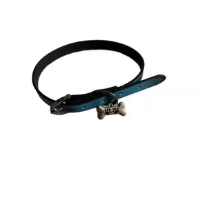 Heat Reactive Color Changing Leather Choker, Y2K Millennium Spicy Girl Belt Buckle Neck Collar, Premium Edgy Subculture Jewelry #summervibes