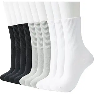 10 Pairs Soft Comfort Dress Socks Cotton Crew Socks Low Cut Casual Mid Tube Socks Fashion Accessories