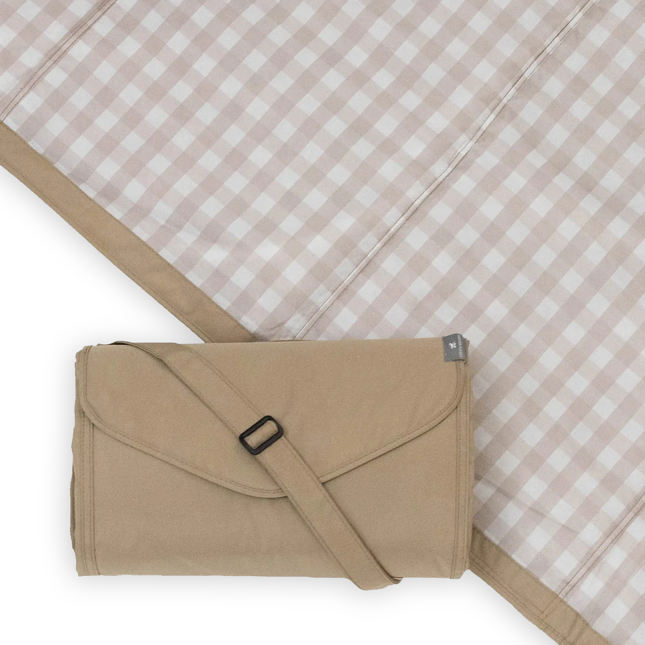 Outdoor Blanket - Beige Buffalo Check