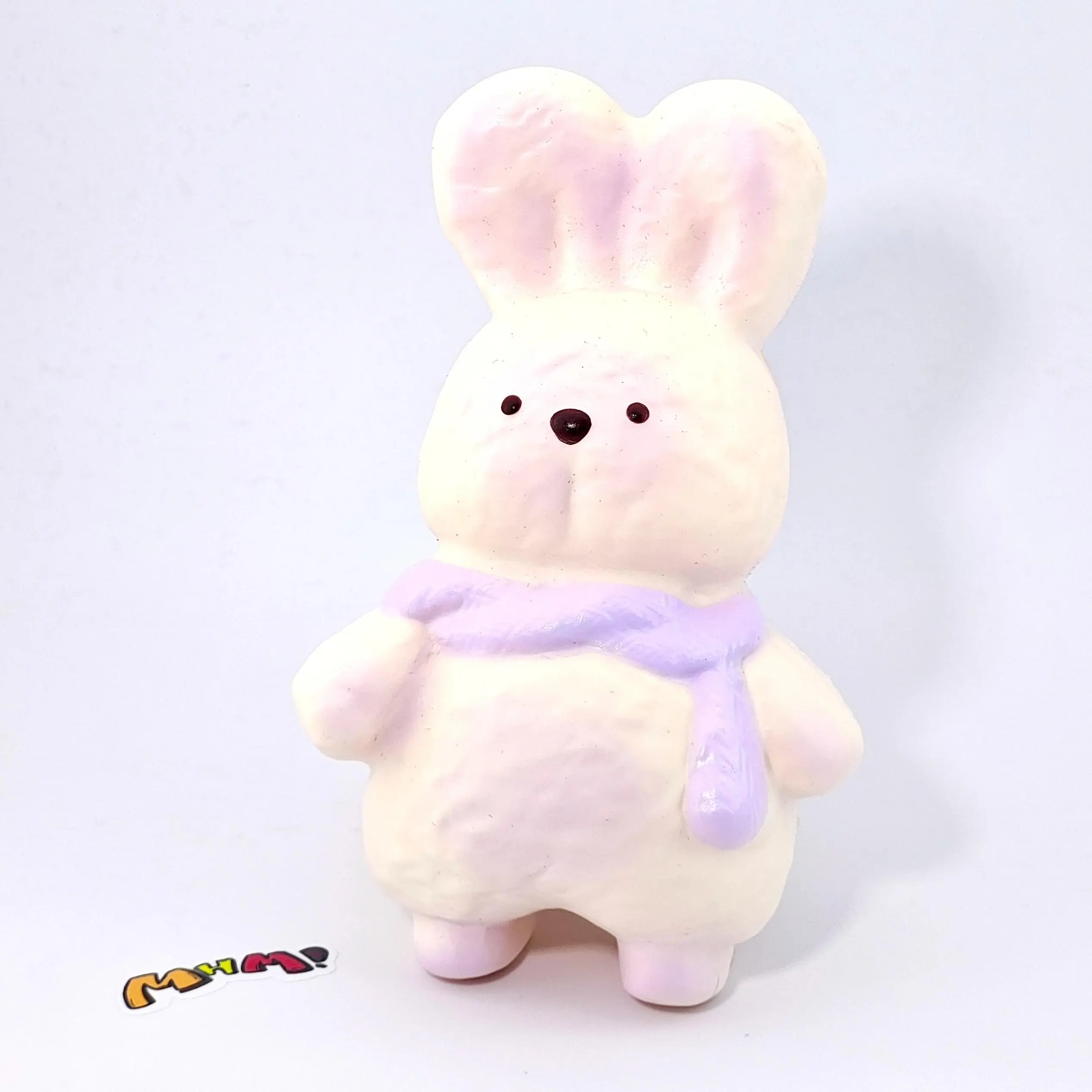 MHM Squishy Series  Scarf Rabbit Stress relief toy, made of viscous, moist, soft, and slow material.Summervibes