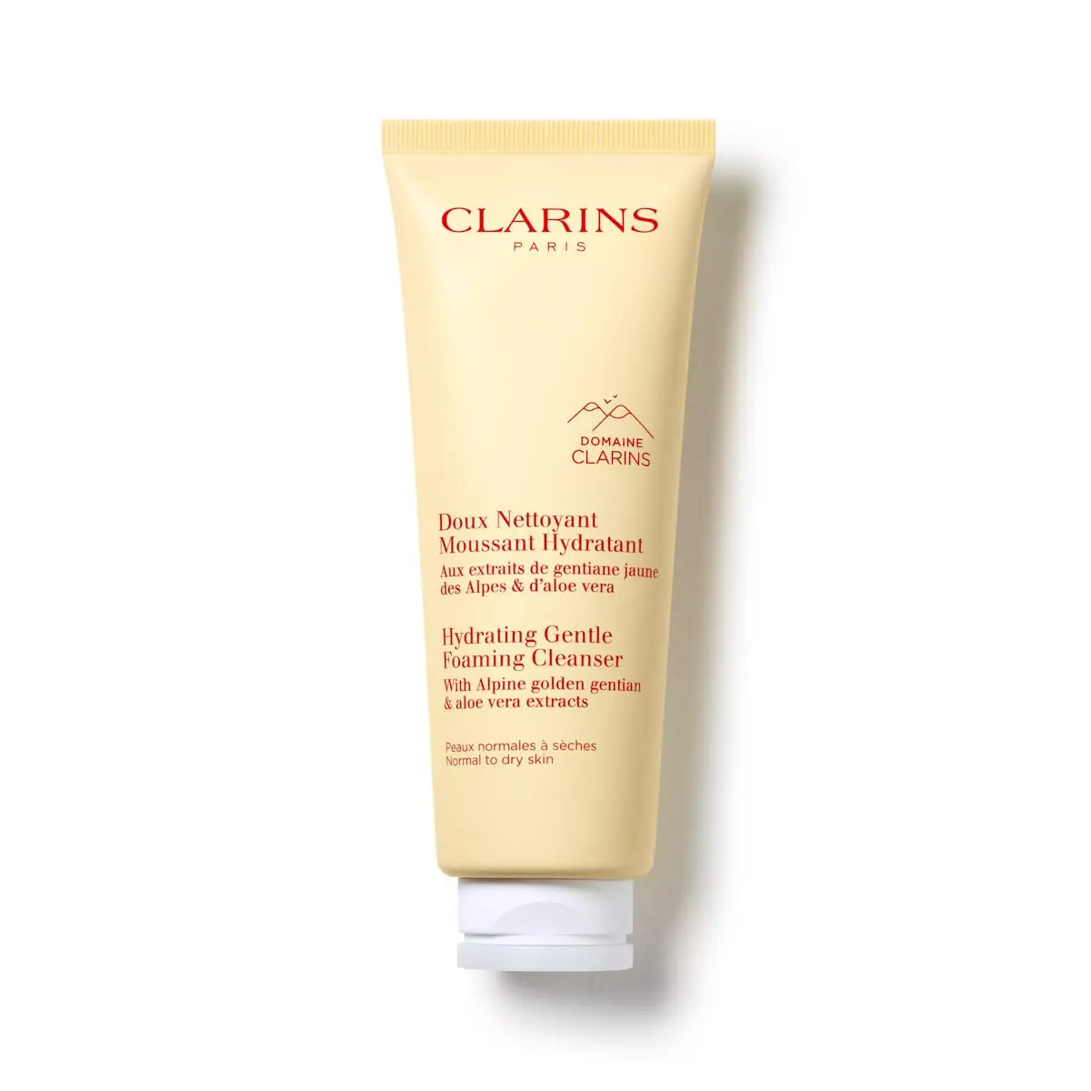 Clarins Hydrating Gentle Foaming Face Cleanser |   Cleanses, Soothes, and Softens |   Contains Aloe Vera to Boost Hydration |   Soap-Free |   SLS-Free |   Normal To Dry Skin Type
