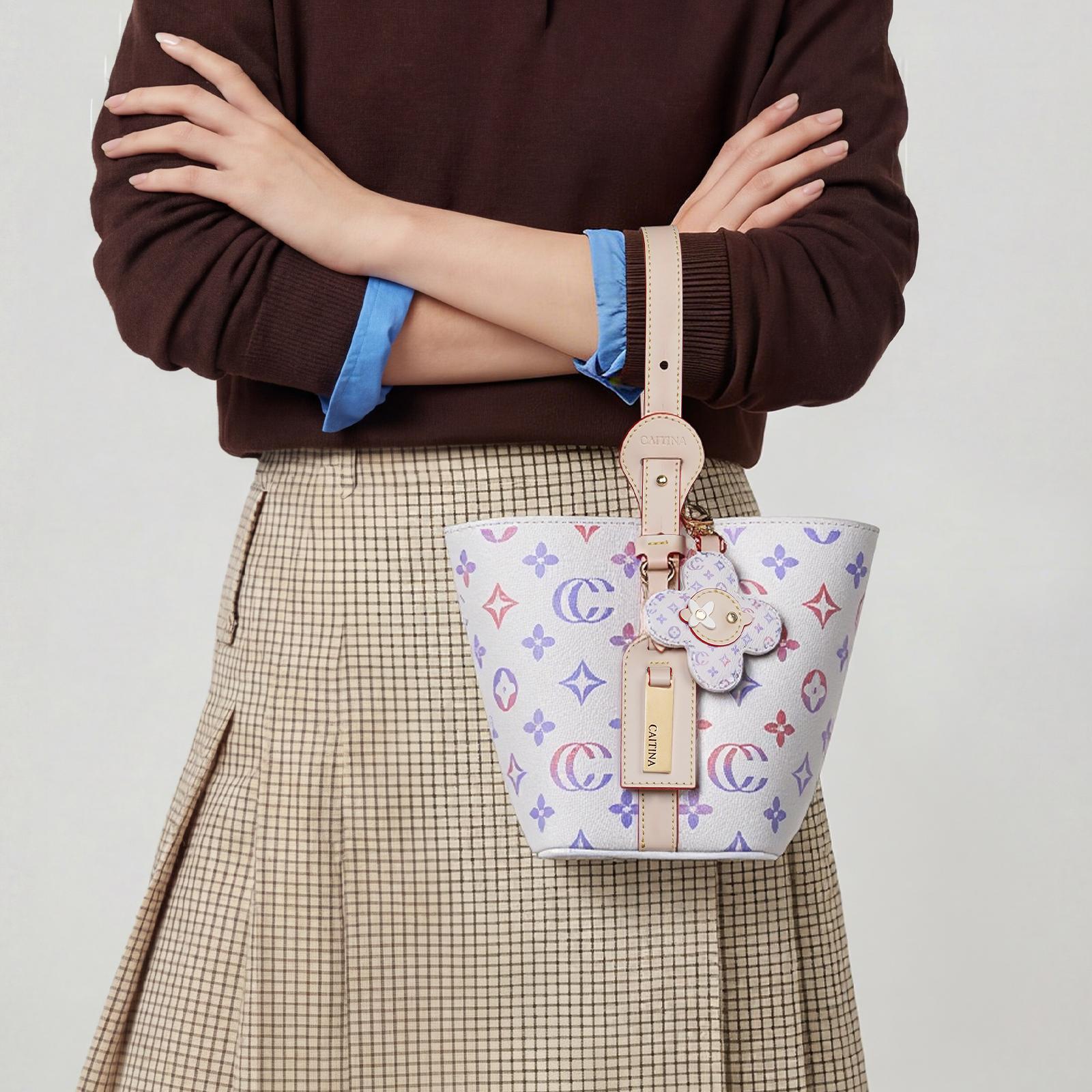 CN6098 New Fashion Printed Bucket Bag 2026, Luxurious and Trendy Shoulder Bag