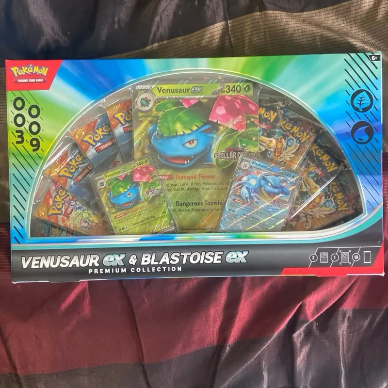 Pokmon Venusaur EX & Blastoise EX Premium Collection - Collectible Trading Card Game Featuring 240+ Cards - TikTok Shop Pokmon Venusaur EX & Blastoise EX Premium Collection - Collectible Trading Card Game Featuring 240+ Cards - TikTok Shop