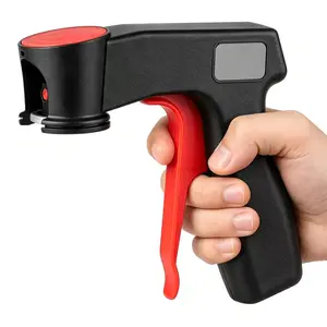 Ergonomic Spray Paint Assist Handle, Universal Spray Can Trigger Tool for Home Renovators, DIY Homeowners, Furniture Restoration, Wall Painting & Home Improvement