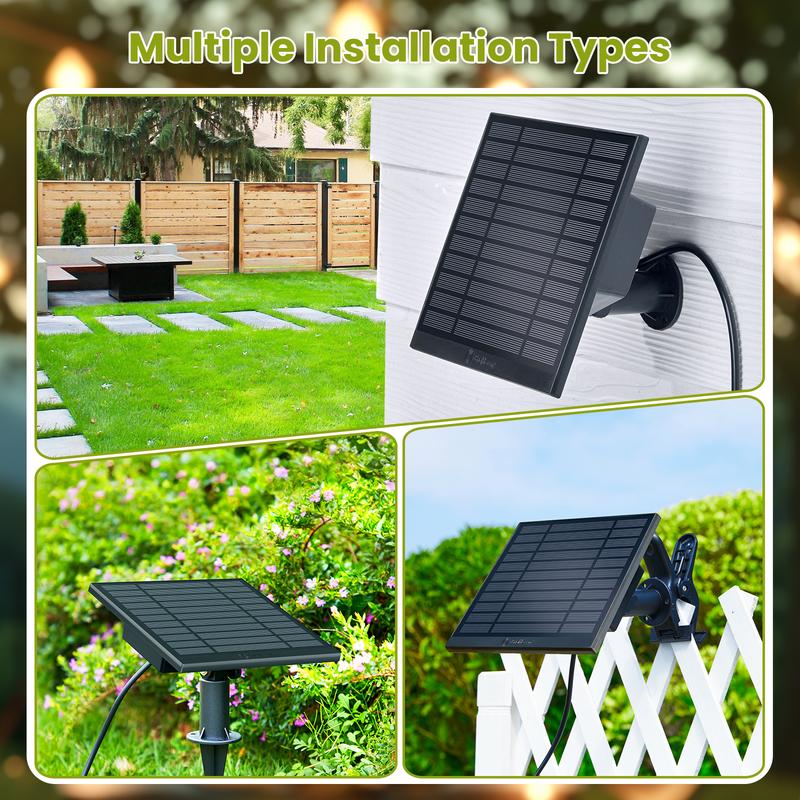 Brighttown Christmas, Halloween, 108-foot solar lights, outdoor waterproof, with remote control, 50 shatterproof LED bulbs, 3 light modes, adjustable porch, backyard, patio, garden, party