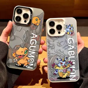 Hot Cartoon Digimons Phone Case Cover For iPhone 17 16e 16 15 14 13 12 11 mini Pro Max X XR XSMAX 8 7 Air Plus Anti Fall Matte