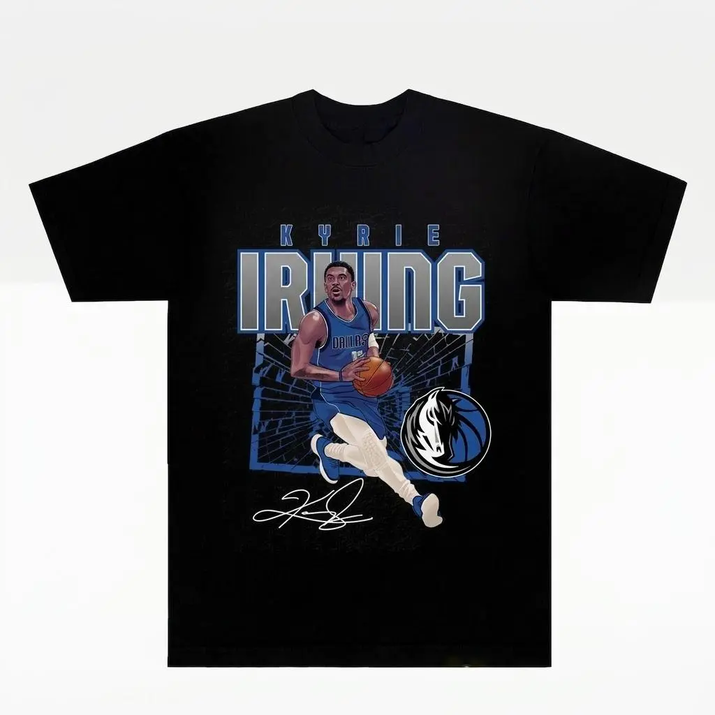 Kyrie Irving Dallas Premium T-Shirt Everyday Unisex Cotton Tee