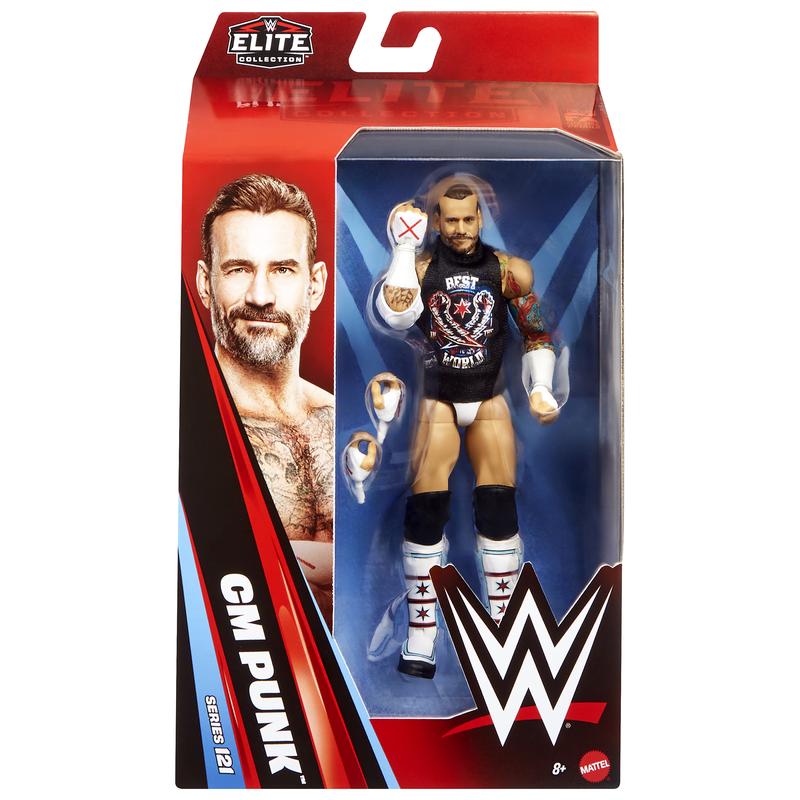 CM Punk - WWE Elite 121 Mattel WWE Toy Wrestling Action Figure