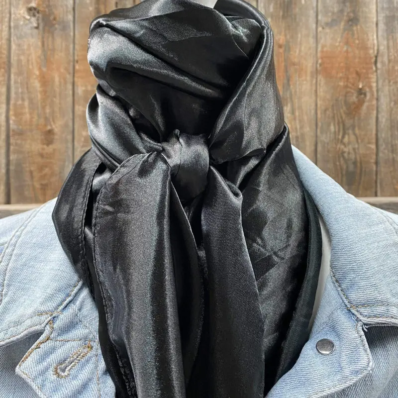 Rodeo Drive 35"x35" Solid Black Wild Rag Rodeo Drive 35"x35" Solid Black Wild Rag