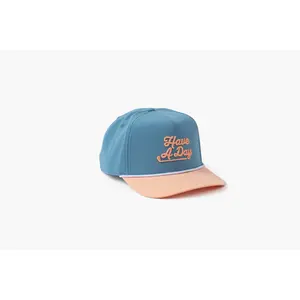 Have A Day Blue & Orange Rope Hat