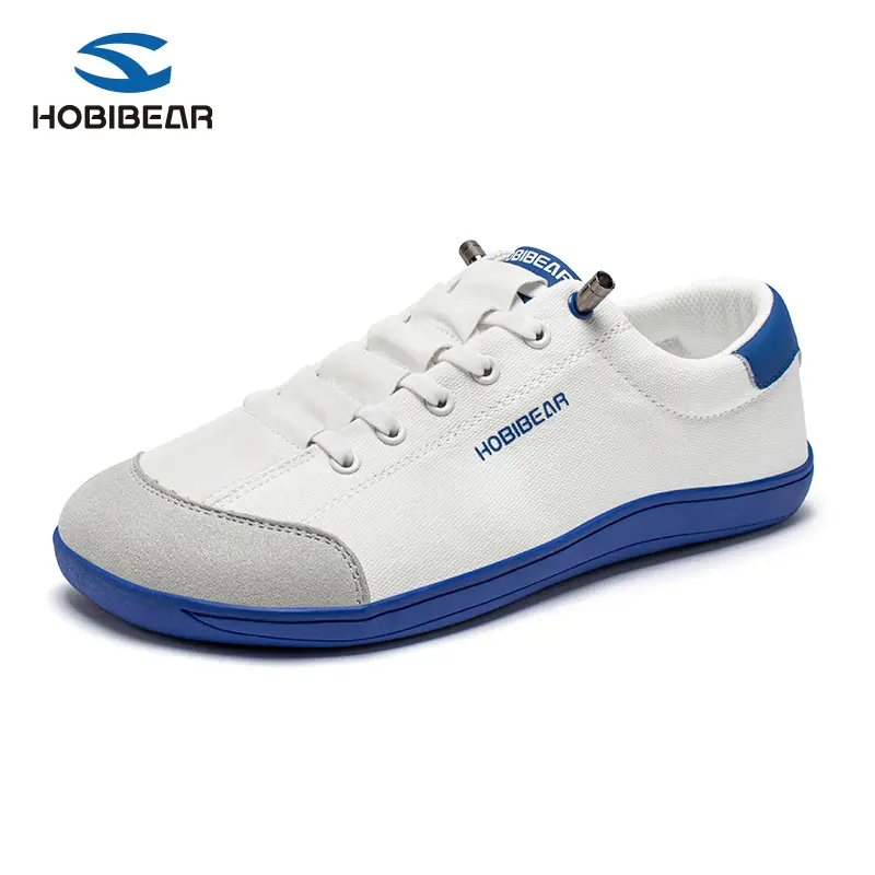 HOBIBEAR Barefoot 0 Drop Casual Footwear - Women's/Men's Wide Width Canvas Slip-On Athletic Workout Shoes, Outdoor Gym Walking Black Trainers,back to school,back to school haul