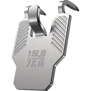 15 lb Drywall Picture Hangers Claw: 20 Pack Heavy Duty  Free Wall Picture Hanging Hooks - Art Mirror Photo Painting Frame Sawtooth Wire D Ring Hanger Kit for Room Office Decor