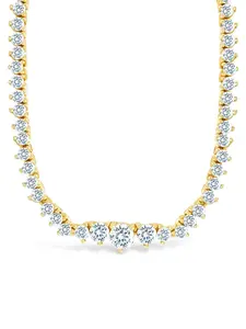 Tatum Adjustable CZ Tennis Necklace