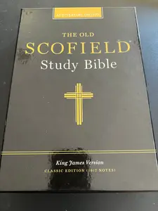 The Old Scofield Study Bible - Anniversary Edition (KJV), Bible Study Kit with Bonded Leather Binding