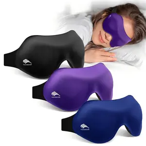 FACEMOON 3D Sleep Mask Light Blocking | Zero-Pressure Eye Cups for Night Shift Day Sleep | Lightweight Comfort | Night Routine