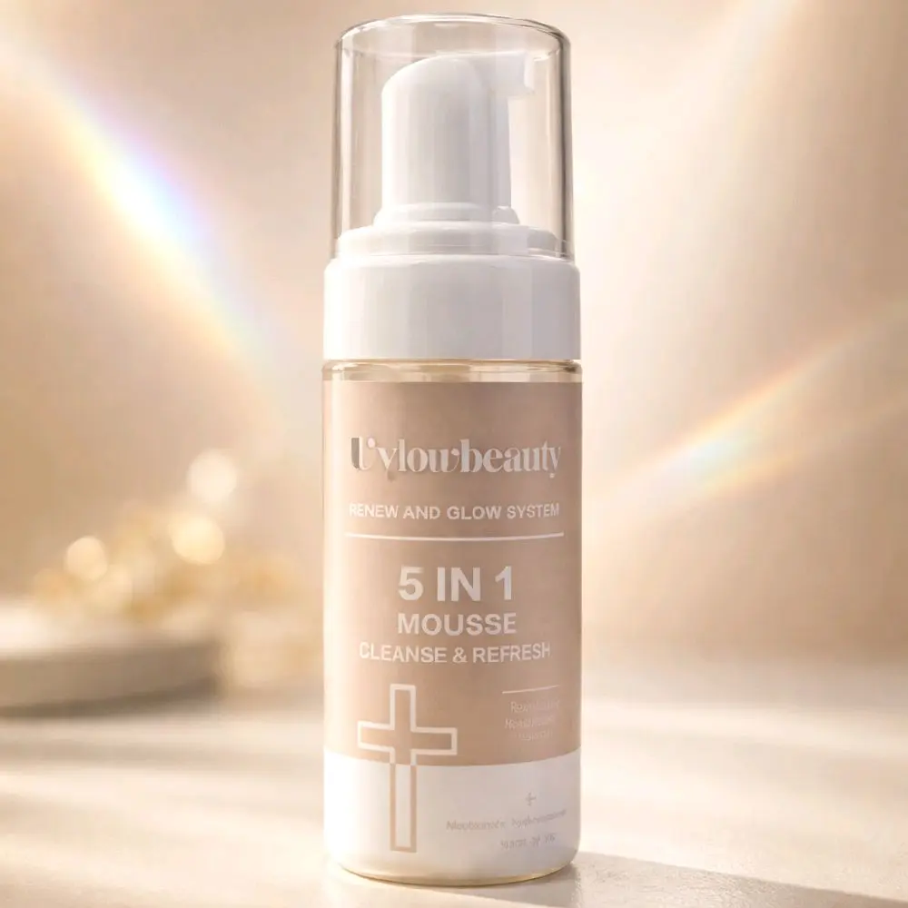 RENEW & GLOW -REFRESH & CLEANSE MOUSSE for All skin types *Antiaging, Sulfate Free, Deep Cleaning*