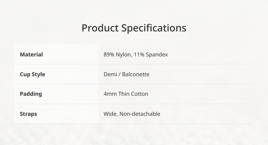 HSIA Starry Night Wired Demi Bra Plus Size 4mm Lightly Lined Smooth Scoop Neck with Sparkle Fabric SpringStatements HSIA Starry Night Wired Demi Bra Plus Size 4mm Lightly Lined Smooth Scoop Neck with Sparkle Fabric SpringStatements