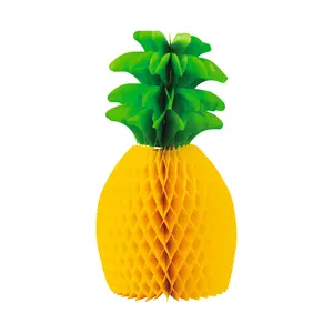 25" Large Pineapple Honeycomb Hanging Decoration