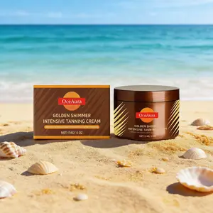 Oceaura Body Cream for Darker Skin, Outdoor Sunless Tan, UV Protection, Herbal Essence, Brightening Body Lotion, Natural Ingredients