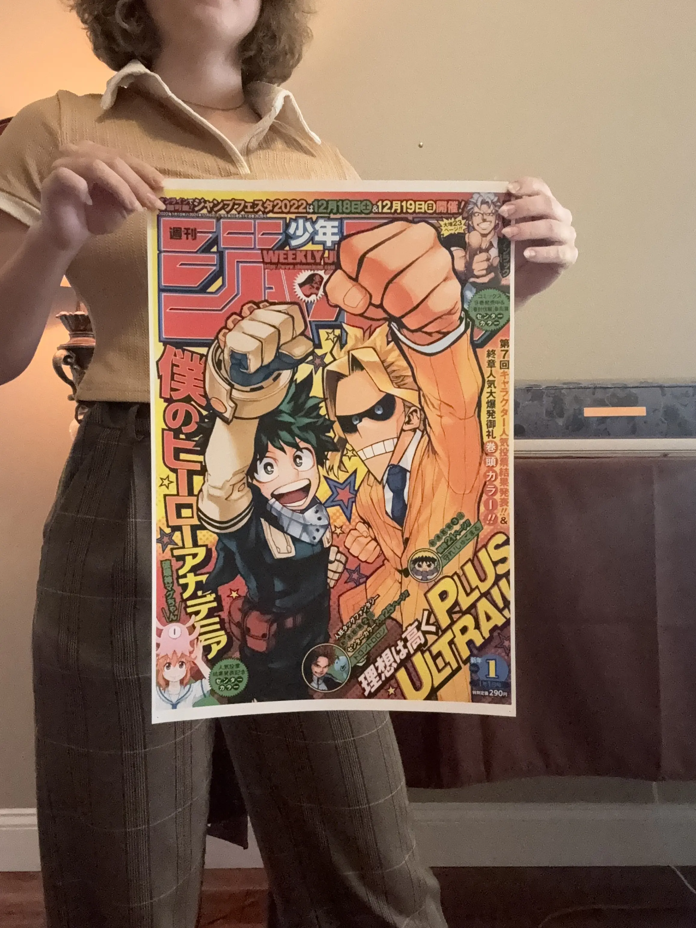 My Hero Academia All Might and Deku Poster - 13x19in Cardstock