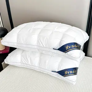 Luxury Hotel Quality Bed Pillows For Sleeping, Low Allergy Polyester Fiber Cover, Premium Soft Down Alternative Fill For Back, Stomach Or Side Sleepers, Ergonomic Design, Deep Sleep