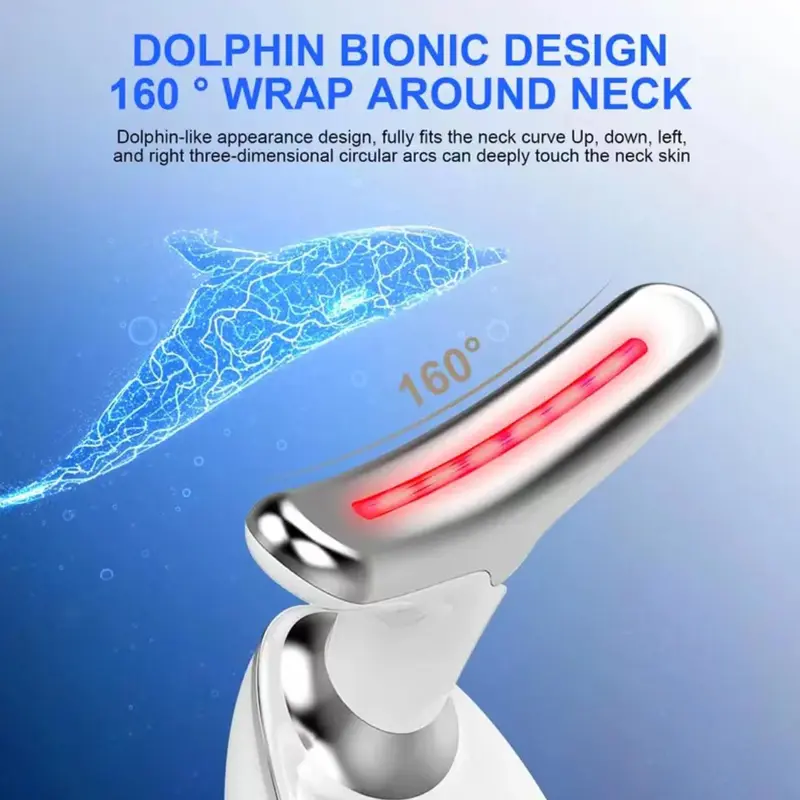 Neck Massager, Facial and Neck Massage Tool, Suitable for Facial, Neck, and Leg Massage, for Women and Men, Facial Beauty Instrument 3