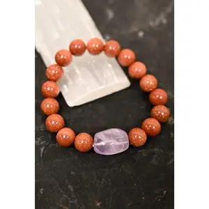 Grounded Goldstone Bracelet