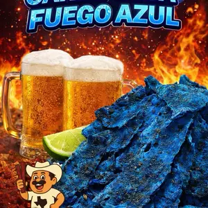 Fuego Azul Carne Seca 1.6oz - Dried Beef Jerky Meat Snack