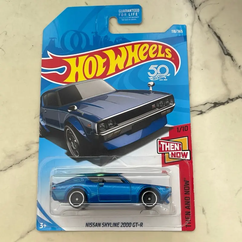 Hot Wheels Nissan Skyline 2000 GT-R Blue 118/365