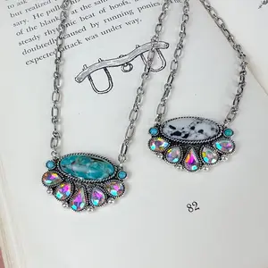 See You Western Necklace - Turquoise