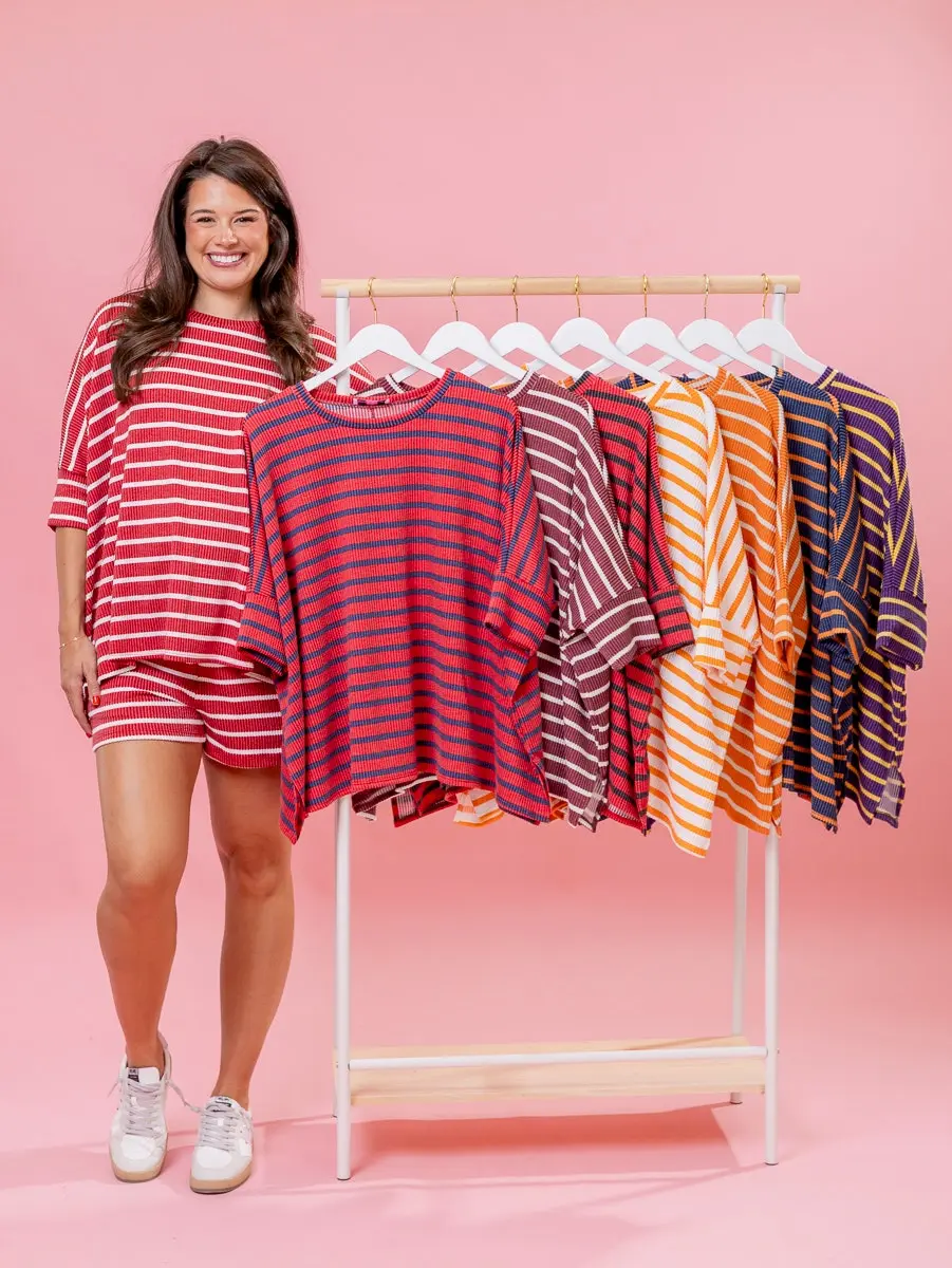 Game Day Raised Rib Easy Fit Top | REG-PLUS Pair with sku72529
